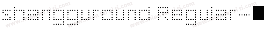 shangguround Regular字体转换